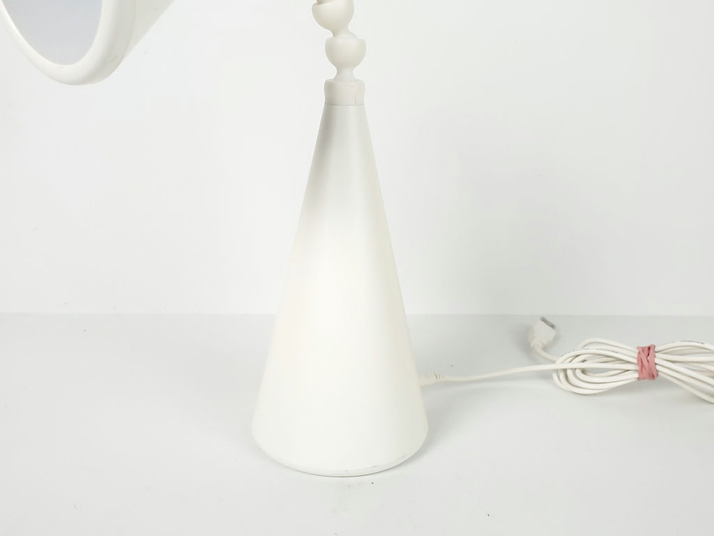 Vintage IKEA Fryebo White Gooseneck Desk Lamp - image 4 of 9