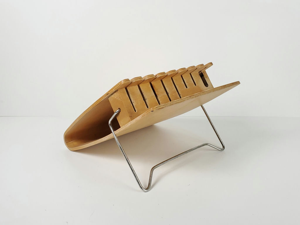 Vintage Mid-Century Modern Bentwood Slotted Countertop Knife Block - image 3 of 9