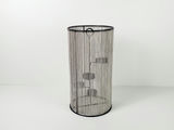 Modern Industrial Black Metal Chain Shimmer Curtain Multi Tealight Candle Holder - thumbnail 2 of 9