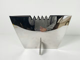 Vintage 1995 Leo Aerts Ziggy Vase Alinea Design Objects Stainless Steel - thumbnail 9 of 12