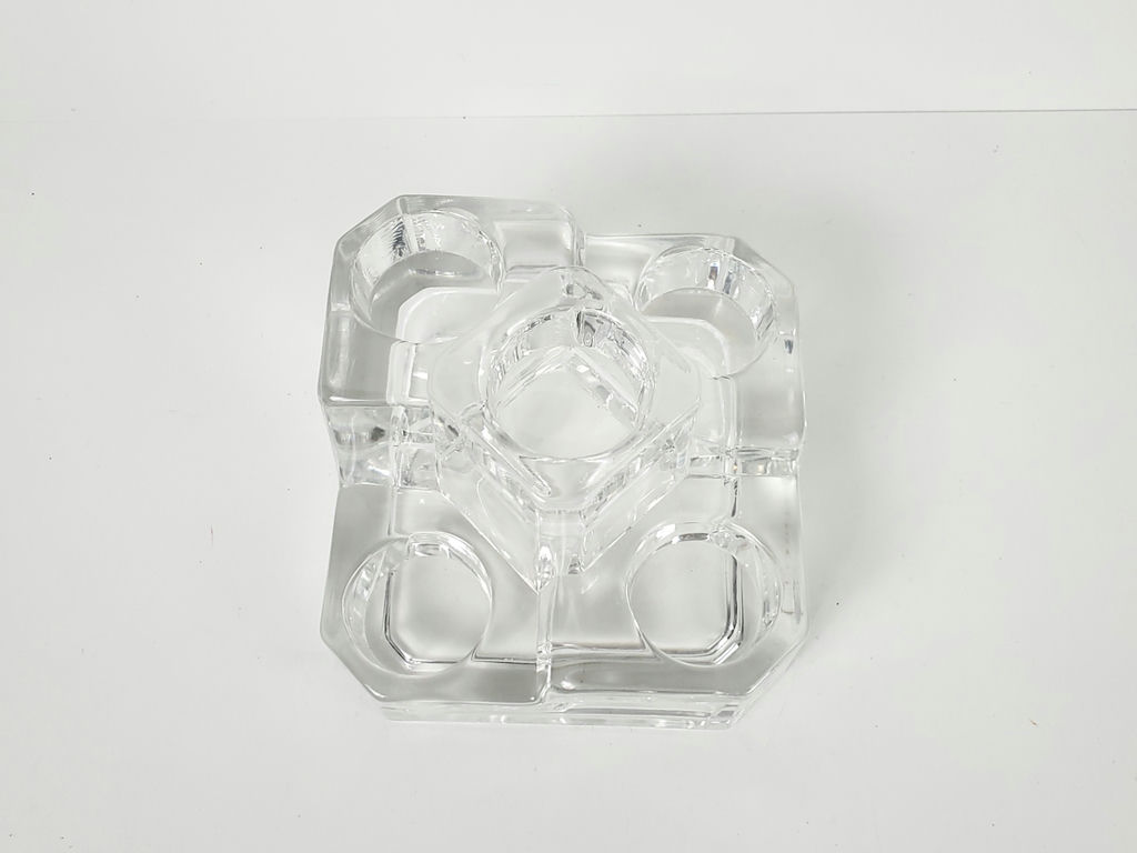 Vintage PartyLite Crystal Castle 5 Tier Votive Tealight Candle Holder - image 2 of 10
