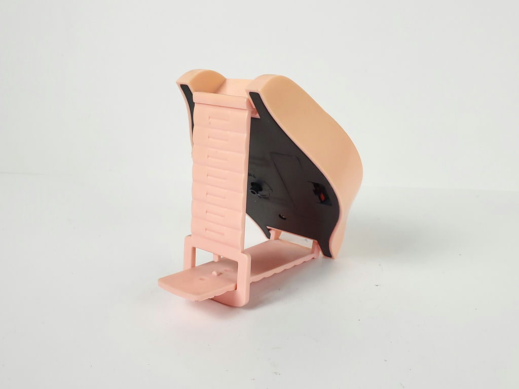 Vintage Yamada Oversized Pink Wristwatch Shape Novelty Alarm Desk Clock - image 8 of 10