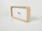 Modern Minimalist Rectangular Bentwood Desk Clock Scandinavian Style - thumbnail 4 of 9
