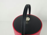Vintage Hong Kong Red Plastic Insulated Ice Bucket - thumbnail 8 of 9