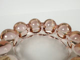 Vintage Pink Boopie Bubble Glass Ashtray Trinket Dish Nova Pattern - thumbnail 4 of 8