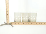 Vintage Mid-Century Smoked Brown Glass Stackable Tumblers - Set of 3 - thumbnail 5 of 7