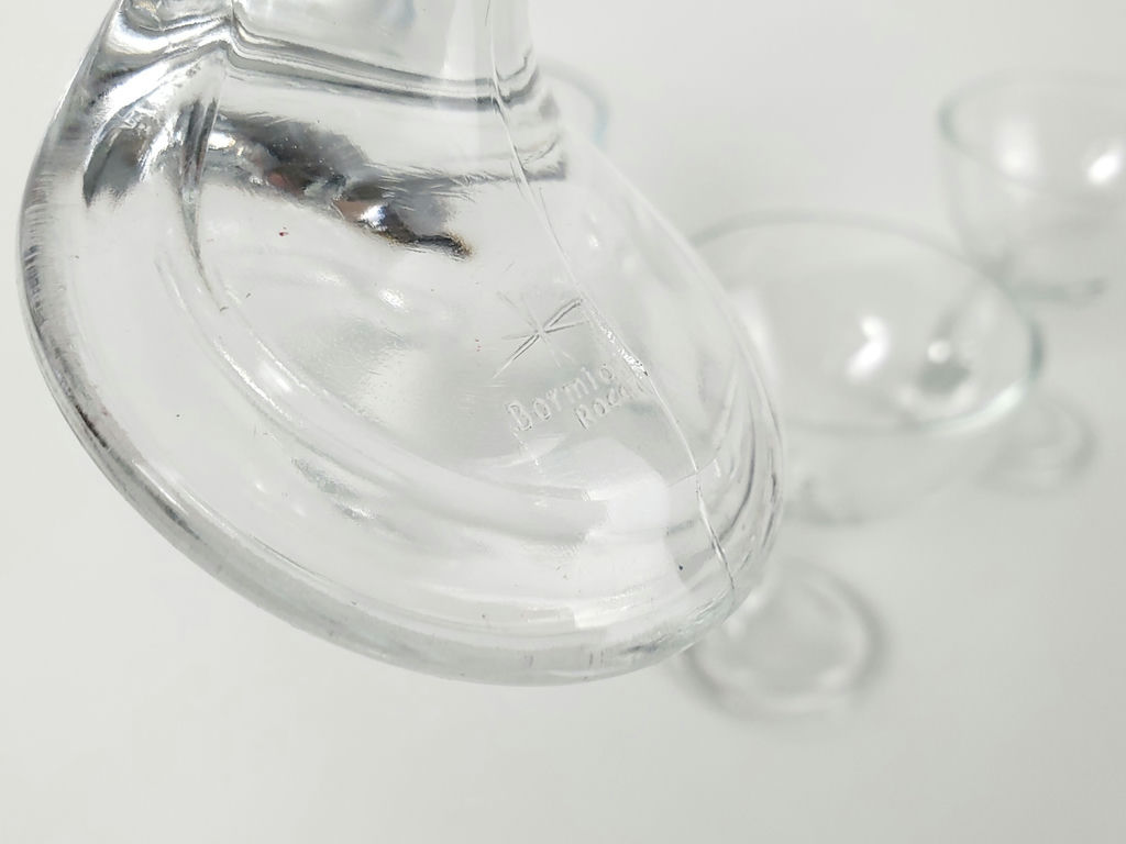 Vintage Bormioli Rocco Jerba Clear Glass Dessert Bowls - Set of 4 - image 7 of 8
