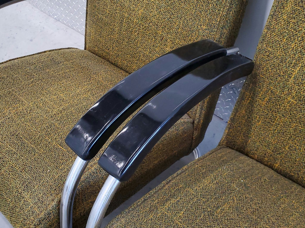 Pair of Vintage Mid-Century Bauhaus Tubular Chrome Lounge Chairs - Pair B - image 16 of 16