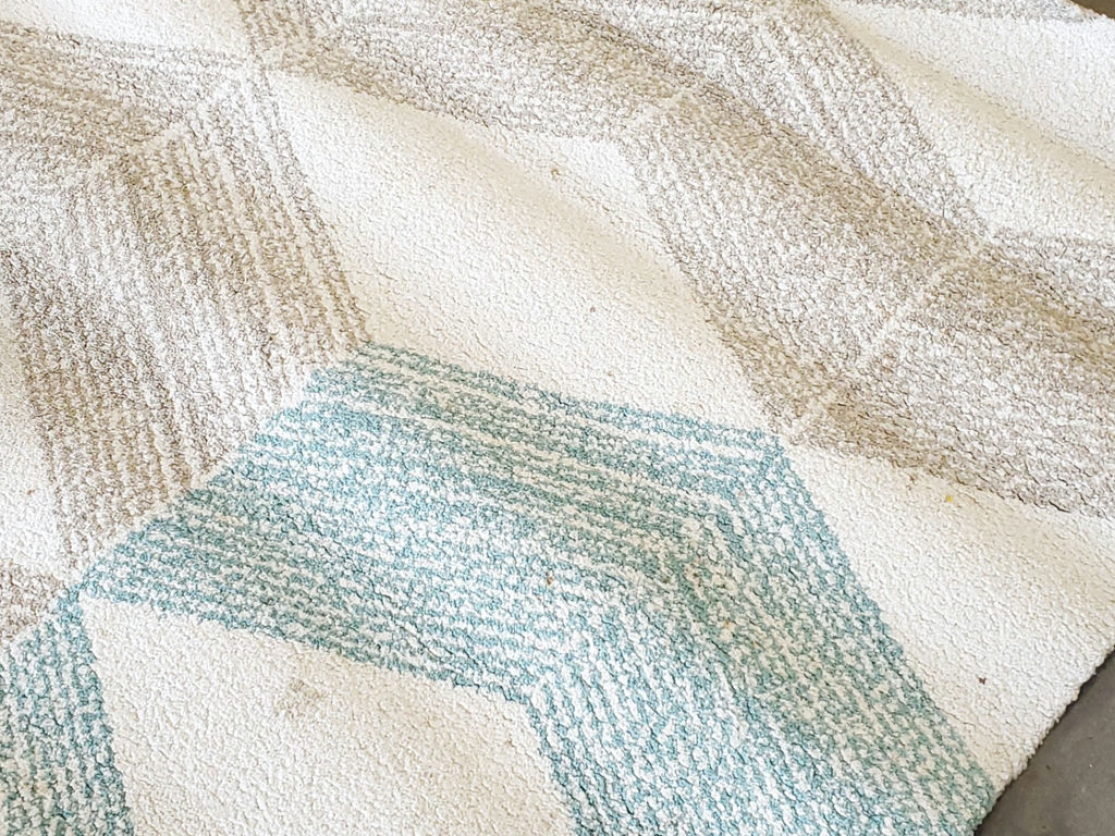 IKEA Marslev High Pile Polypropylene Area Rug - Turquoise & Beige - image 9 of 12