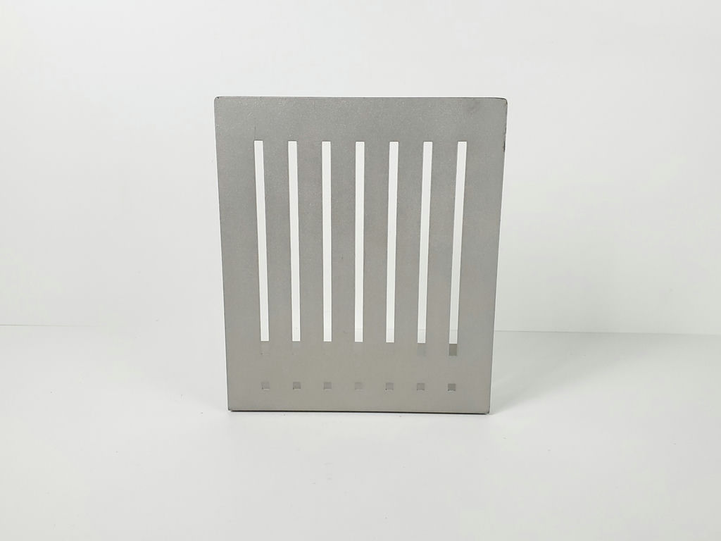 Industrial Slotted Metal Bookend Library Office Decor - image 4 of 7