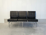 Vintage Mid-Century Modern Tufted 3-Seat Chrome Bench Sofa - thumbnail 14 of 16