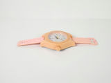Vintage Yamada Oversized Pink Wristwatch Shape Novelty Alarm Desk Clock - thumbnail 3 of 10