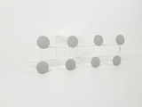 Umbra Yook Modern White Metal Wall Over The Door 8 Peg Coat Rack Organizer - thumbnail 1 of 6