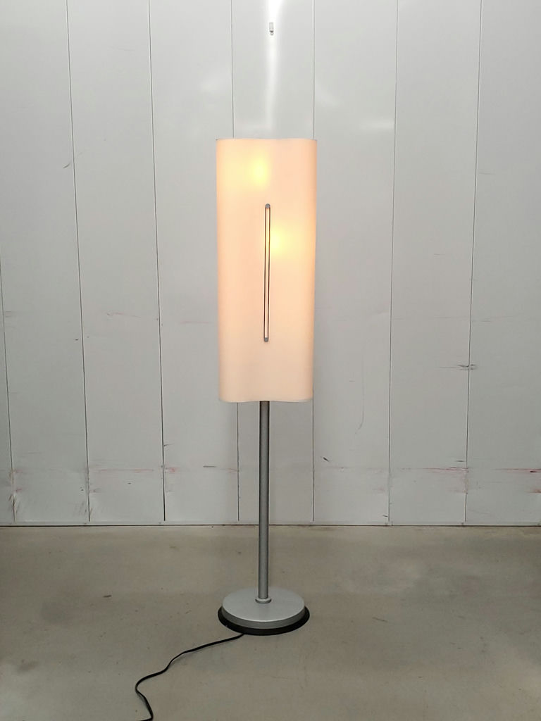 Vintage IKEA Rare Curved Clover Paper Floor Lamp Space Age Decor - image 3 of 18