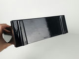 Vintage Charmant Japanese Black Lacquer Floral Mantel Clock - thumbnail 9 of 12