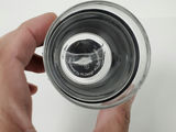 Vintage Bodum Pavina Ribbon Glass Mugs With Black Silicone Grips - Pair - thumbnail 4 of 6