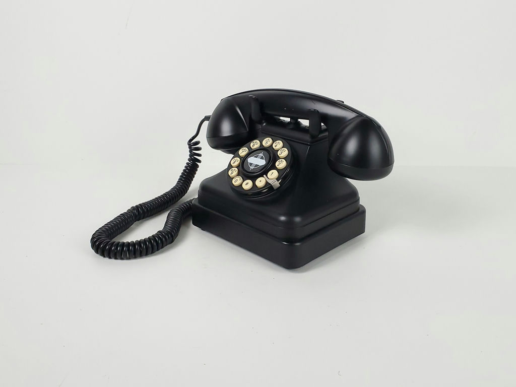 Crosley Kettle Classic Black Push Button Desk Telephone Retro Corded Phone - image 2 of 11