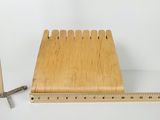 Vintage Mid-Century Modern Bentwood Slotted Countertop Knife Block - thumbnail 8 of 9