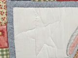 Vintage Teddy Bear Nursery Toy Box Quilt Stretched Frame Wall Art - thumbnail 4 of 13