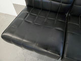 Vintage Mid-Century Modern Tufted 3-Seat Chrome Bench Sofa - thumbnail 10 of 16