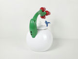 Vintage Ancona Tulip Handle Hummingbird Spout Enamel Whistling Tea Kettle - thumbnail 5 of 11
