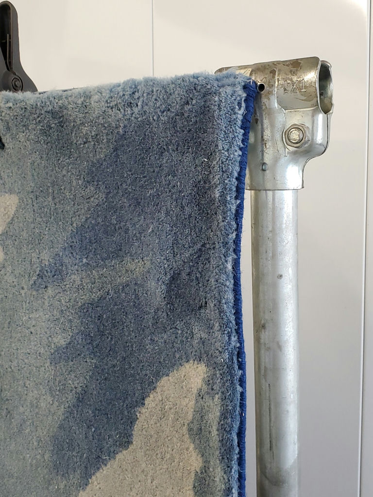 Modern Abstract Ocean Landscape Scene 100% Wool Area Rug - image 3 of 12
