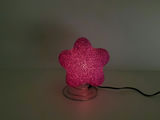 Vintage 90s Y2K Purple Melted Plastic Popcorn Star Accent Lamp Spring Base - thumbnail 8 of 8