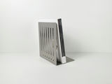 Industrial Slotted Metal Bookend Library Office Decor - thumbnail 1 of 7