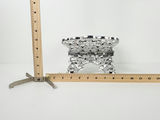 Vintage Faux Chrome Plastic Folding Book Stand Ornate Display Easel - thumbnail 7 of 8
