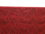 Sonoma Red Cotton Paisley Bedspread Lightweight Coverlet Blanket - thumbnail 4 of 8