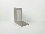 Industrial Slotted Metal Bookend Library Office Decor - thumbnail 2 of 7