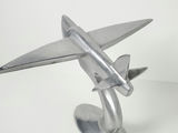 Vintage Art Deco Cast Aluminum Clipper Airplane Desktop Model Sculpture - thumbnail 6 of 10