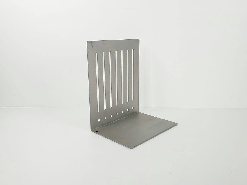 Industrial Slotted Metal Bookend Library Office Decor - image 3 of 7