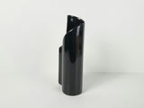 Modernist Black Ceramic Folded Wave Sculptural Ikebana Bud Vase - thumbnail 3 of 9