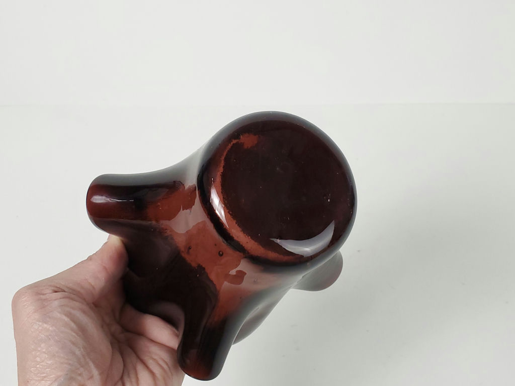 Vintage Hand Blown Art Glass Handkerchief Votive Candle Holder - image 5 of 6