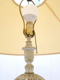 Vintage Hollywood Regency Filigree Off White Metal Table Lamp - thumbnail 7 of 11
