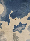 Modern Abstract Ocean Landscape Scene 100% Wool Area Rug - thumbnail 7 of 12