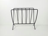 Matte Black Wire Geometric Foldable Magazine Rack - thumbnail 3 of 7