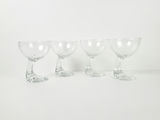 Vintage Bormioli Rocco Jerba Clear Glass Dessert Bowls - Set of 4 - thumbnail 1 of 8