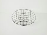 Vintage Mid-Century Atomic Chrome Wire Mesh Fruit Basket Bowl - thumbnail 9 of 9