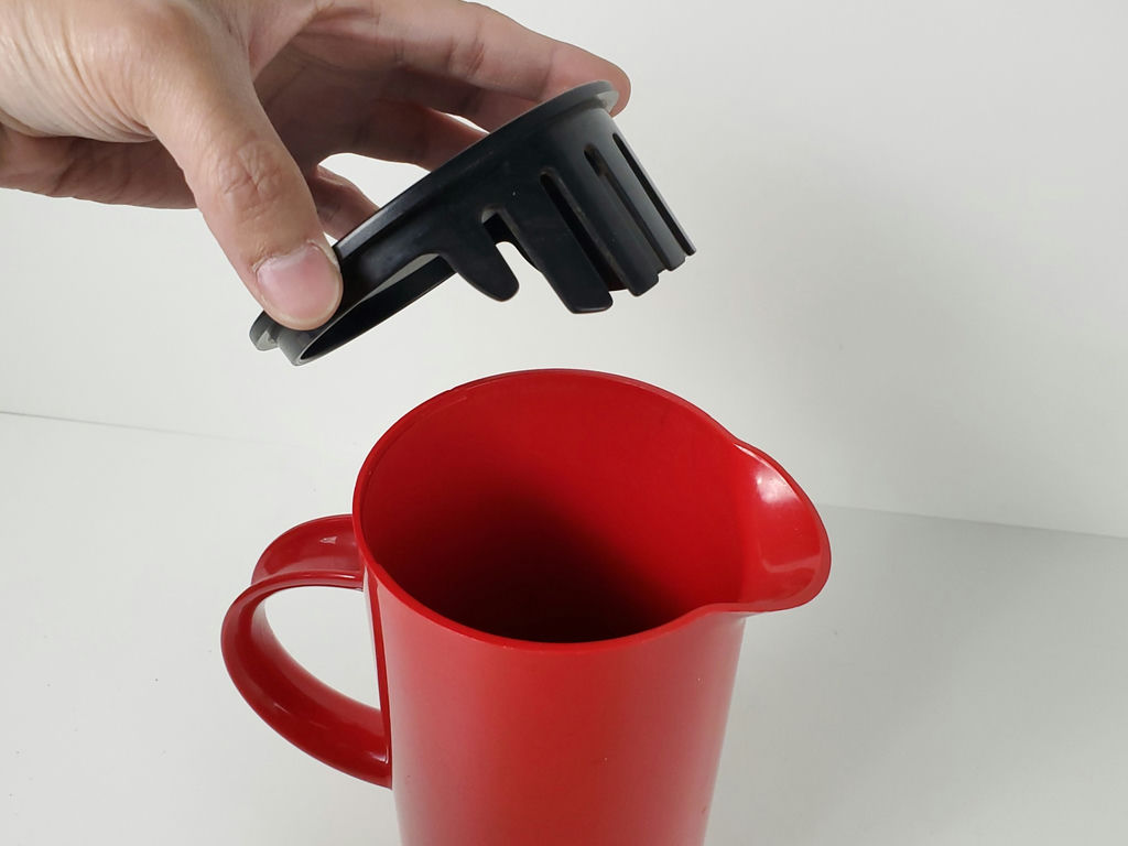 Vintage Stelton Red EM77 Water Serving Jug Pitcher - Made in Denmark - image 7 of 10