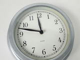 Vintage IKEA Dekad Silver Metal Deep Profile Round Quartz Wall Clock - thumbnail 4 of 8
