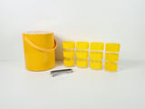 Vintage Drulane Retro Canary Yellow Ice Bucket and Tumbler Set - thumbnail 1 of 8