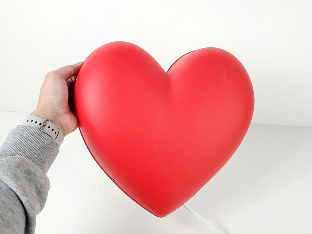 Vintage IKEA Smila Hjarta Red Heart Wall Lamp Sconce Made In Sweden - image 3 of 9