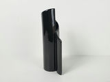 Modernist Black Ceramic Folded Wave Sculptural Ikebana Bud Vase - thumbnail 5 of 9