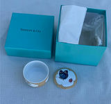 Limoges Porcelain Tiffany Pill Box - thumbnail 1 of 3