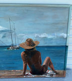 Lanai Original Acrylic By Hattan - thumbnail 2 of 6