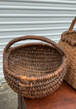 3 Vintage Baskets With Handle - thumbnail 5 of 8