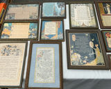 Collection of Vintage Framed Poetry Prints and Decorative Box - thumbnail 3 of 12