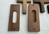Assorted wooden printing blocks with carved designs - thumbnail 2 of 6